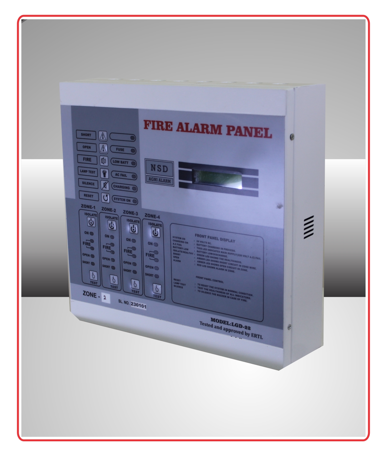 Standard Fire Alarm Panel